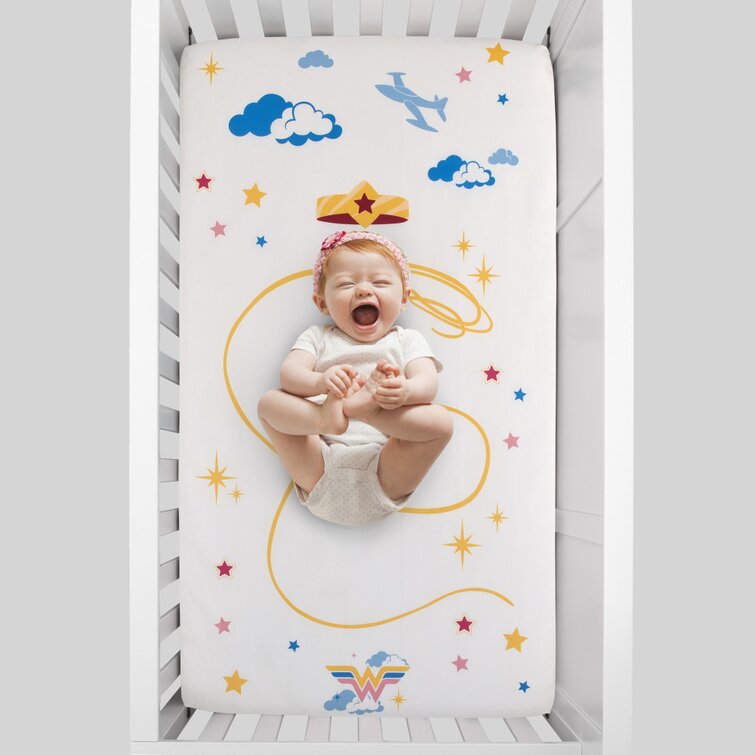 Superhero baby 2024 crib sheets